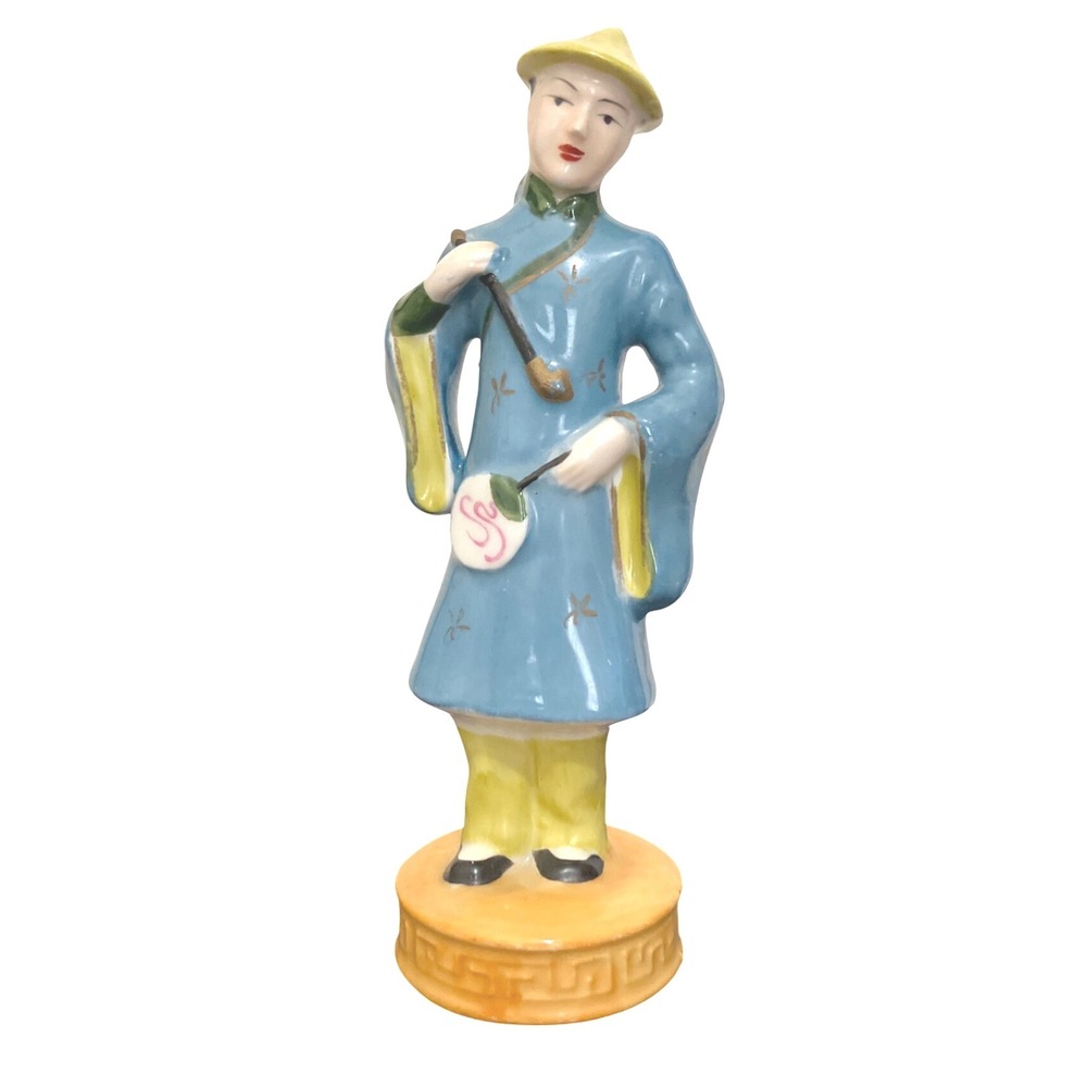 VTG Moriyama Porcelain Occupied Japan Hand Painted Figurine 1950